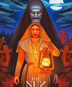 The Nun Horror Movie Paint By Numbers