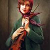 Violinist Lady Paint By Numbers