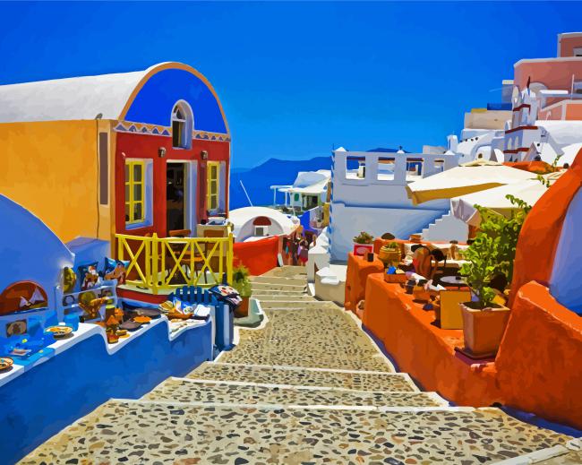 Thira Street Paint By Numbers