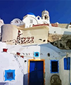 Thira Buildings Paint By Numbers