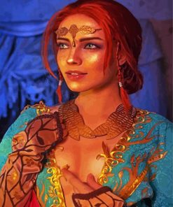 Artistic Triss Paint By Numbers