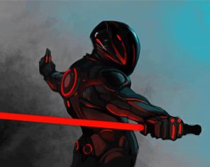 Tron Movie Paint By Numbers