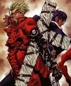 Trigun Anime Paint By Numbers