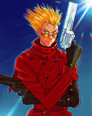 Trigun Character Paint By Numbers