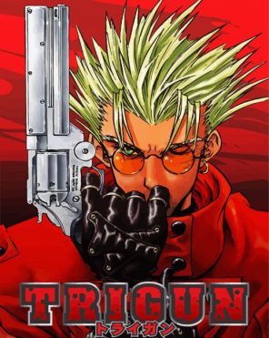 Trigun Anime Poster Paint By Numbers
