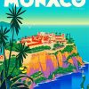 Monaco Poster Paint By Numbers