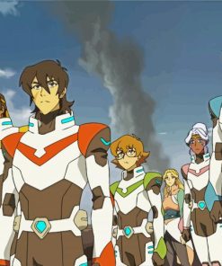 Voltron Catoon Paint By Numbers
