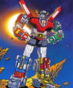 Artistic Voltron Paint By Numbers