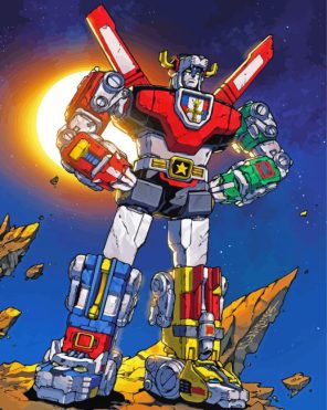 Artistic Voltron Paint By Numbers