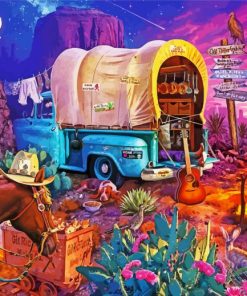 Colorful Wild Camp Paint By Numbers