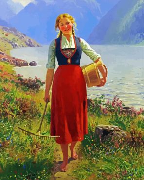 Young Norwegian Paint By Numbers