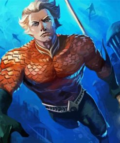 Artistic Aquaman Paint By Numbers
