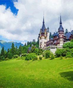 Sinaia Castle Paint By Numbers