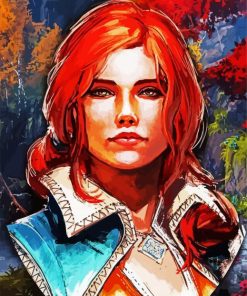 Aesthetic Triss Merigold Paint By Numbers