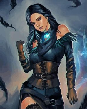 Yennefer Character Paint By Numbers
