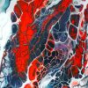 Red Geode Stoon Paint By Numbers