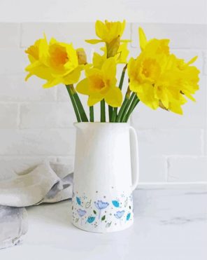 Yellow Daffodils Paint By Numbers