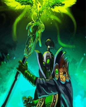 Green Rubick Paint By Numbers