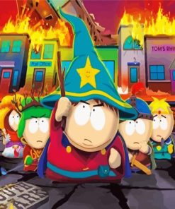 South Park Characters Paint By Numbers