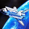 Space Vehicle Paint By Numbers