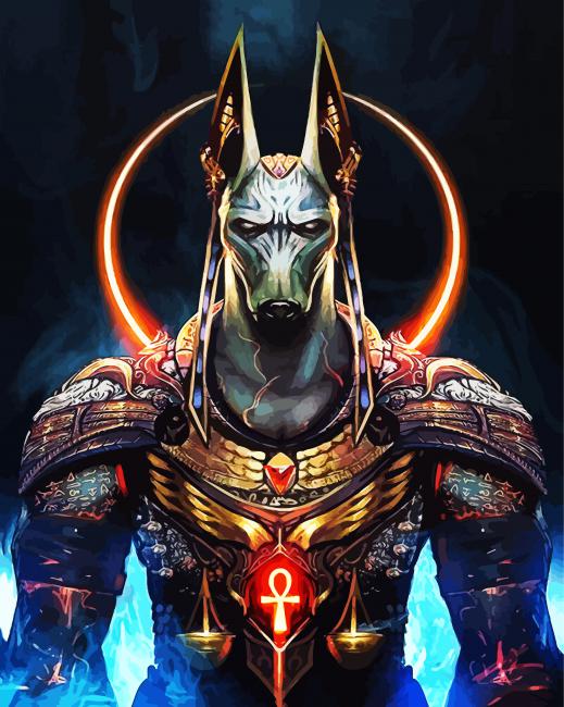 Anubis Art Paint By Numbers