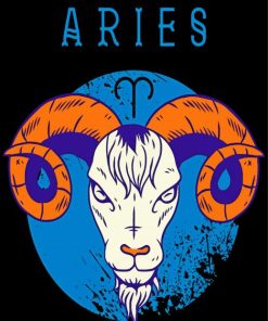 Aries Zodiac Paint By Numbers