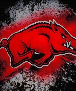Arkansas Logo Paint By Numbers