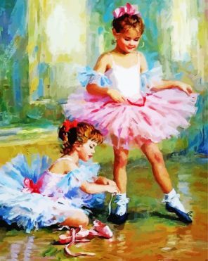 Dance Sisters Paint By Numbers