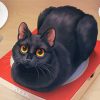 Cute Black Cat Paint By Numbers