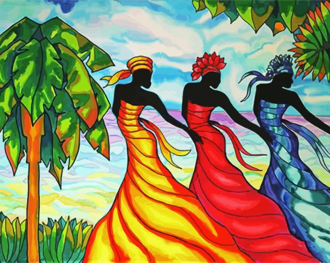 Afro Sisters Paint By Numbers