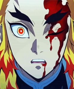 Bloody Kyojuro Paint By Numbers