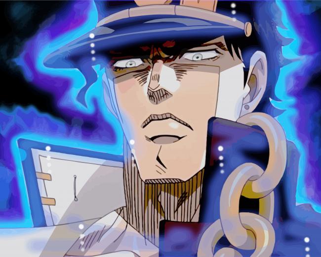 Jotaro Character Paint By Numbers