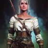 Ciri Witcher Paint By Numbers