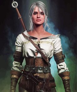 Ciri Witcher Paint By Numbers