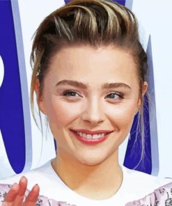 Smiling Chloe Grace Paint By Numbers