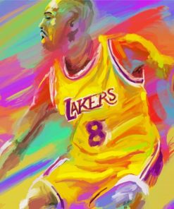 Abstract Kobe Paint By Numbers