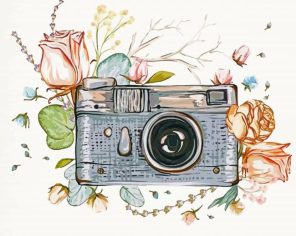 Retro Camera Paint By Numbers
