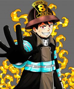 Fire Force Paint By Numbers