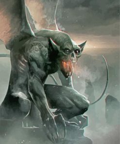 Gargoyle Beast Paint By Numbers