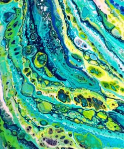 Green Geode Stoon Paint By Numbers