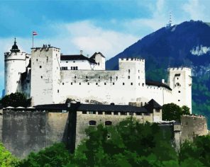 Fortress Hohensalzburg Paint By Numbers