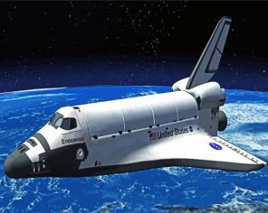 Space Shuttle Paint By Numbers