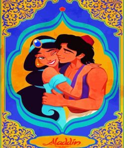 Aladdin Lover Paint By Numbers