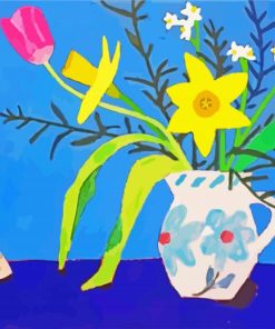 Artistic Wild Daffodils Paint By Numbers