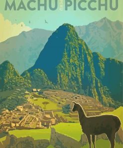 Machu Pichhu Poster Paint By Numbers