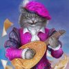 Cat Guitarist Paint By Numbers