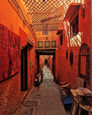 Moroccan Street Paint By Numbers
