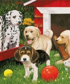 Artful Labrador Paint By Numbers
