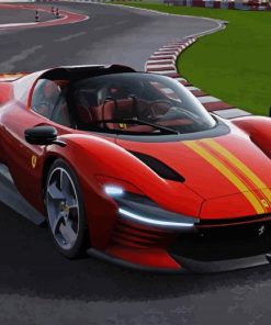 Ferrari Daytona Paint By Numbers