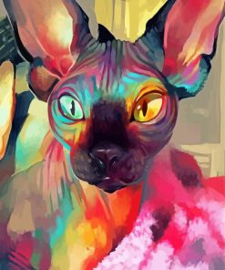 Colorful Sphynx Paint By Numbers